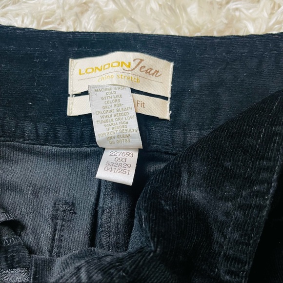 London Jeans, straight cut black corduroy - Picture 5 of 5